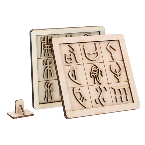 Vaguelly 2 Satz Holzspielzeug für DIY Lernspielzeug zur Druckkunst Interaktive Chinesische Bildung Kreatives Basteln und Wissenschaftliches Experimentieren Teiliges für Familie und Vaguelly 2 Satz Holzspielzeug für DIY Lernspielzeug zur Druckkunst Interaktive Chinesische Bildung Kreatives Basteln und Wissenschaftliches Experimentieren Teiliges für Familie und von Vaguelly