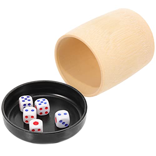 Vaguelly 2 Satz Siebbecher Aus Kaffeetassen Mit Deckel Party Gefälligkeiten Spiel Mini-Tasse Würfelbecher Mit Deckel Vintage Würfelbecher Würfelstapelbecher Plastik von Vaguelly