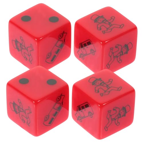 Vaguelly 2 Satz - Weiß Würfelspiel Schwarz Schach spielwürfel spielewürfel Bar Spiele für Partyspiel Punktwürfel mit runden Ecken Plastik rot Vaguelly 2 Satz - Weiß Würfelspiel Schwarz Schach spielwürfel spielewürfel Bar Spiele für Partyspiel Punktwürfel mit runden Ecken Plastik rot von Vaguelly
