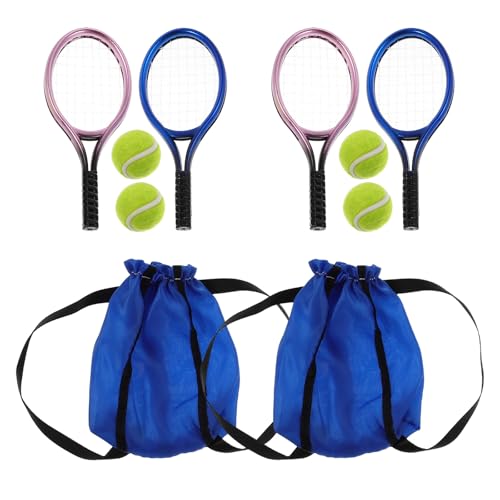 Vaguelly 2 Set Puppenhaus Miniatur Sport Zubehör Mini Tennis Schläger Requisiten Mit Ball Für Kinder Puppenhaus Dekoration Und Rolle-Spielen Spiele Vaguelly 2 Set Puppenhaus Miniatur Sport Zubehör Mini Tennis Schläger Requisiten Mit Ball Für Kinder Puppenhaus Dekoration Und Rolle-Spielen Spiele von Vaguelly
