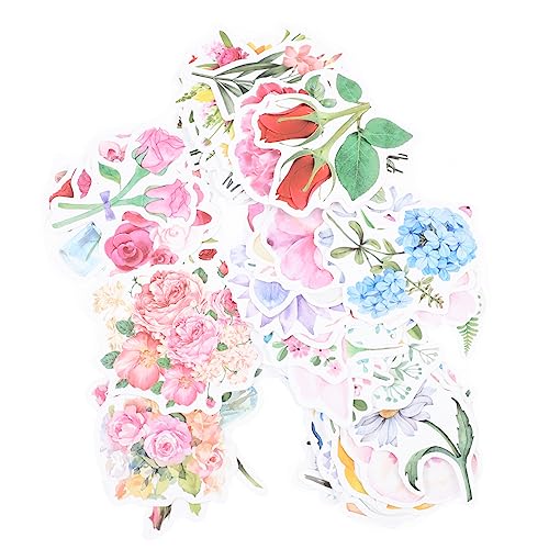 Vaguelly Blumenaufkleber Bastelset Mit 2 Selbstklebenden Aufkleberbögen Für Scrapbooking-Dekoration Robust Und Lichtbeständig Vaguelly Blumenaufkleber Bastelset Mit 2 Selbstklebenden Aufkleberbögen Für Scrapbooking-Dekoration Robust Und Lichtbeständig von Vaguelly