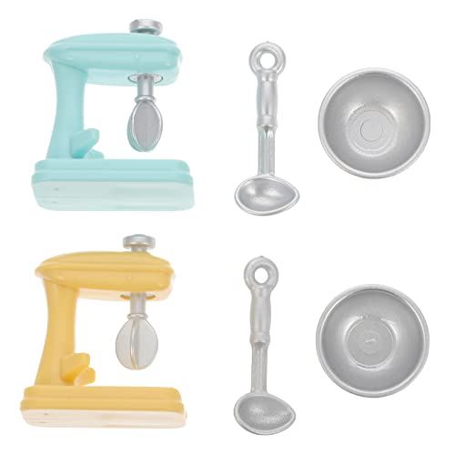 Vaguelly Niedliches Mini-Mixer-spielzeugset Miniatur-küchenzubehör Fürs Kinderzimmer von Vaguelly
