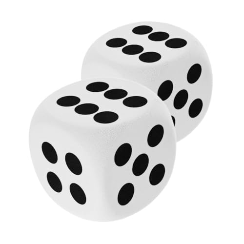 Vaguelly 2 Stück Anzahl Partygeschenke Mathe Zahlenwürfel Schaumwürfel Riesige Schaumstoffwürfel Weiß Eva Vaguelly 2 Stück Anzahl Partygeschenke Mathe Zahlenwürfel Schaumwürfel Riesige Schaumstoffwürfel Weiß Eva von Vaguelly