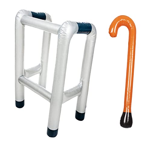 Vaguelly 2 Stücke Aufblasbare Rahmen Spazierstock Blow up Prop für Party Spaß Gehhilfe Vaguelly 2 Stücke Aufblasbare Rahmen Spazierstock Blow up Prop für Party Spaß Gehhilfe von Vaguelly