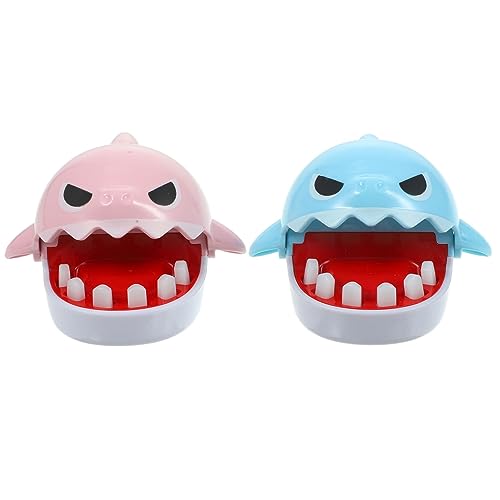Vaguelly 2 Stück Beißfinger Spiel Hai Dekoration Gaming Actionfiguren Fingerspiele Partyspiel Partygeschenke Zähne Fingerspiele Kunststoff Vaguelly 2 Stück Beißfinger Spiel Hai Dekoration Gaming Actionfiguren Fingerspiele Partyspiel Partygeschenke Zähne Fingerspiele Kunststoff von Vaguelly