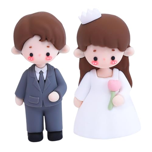 Vaguelly 2 Stück Cartoon-Kuchendeckel brautpaar figuren Hochzeitsaufsätze für Kuchen Braut und Bräutigam Braut und Bräutigam -Figur Hochzeitstorte Topper Braut und Bräutigam weiches Gummi Vaguelly 2 Stück Cartoon-Kuchendeckel brautpaar figuren Hochzeitsaufsätze für Kuchen Braut und Bräutigam Braut und Bräutigam -Figur Hochzeitstorte Topper Braut und Bräutigam weiches Gummi von Vaguelly