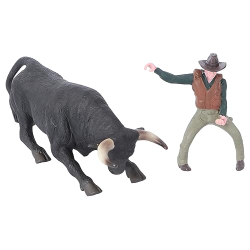 Vaguelly 2 Stück Dekorative Knight Figurine Realistische Stierkampf Modell Figuren für Kreative Raumgestaltung für und Sammler Langlebig und von Vaguelly