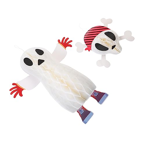 Vaguelly 2 Stück Dreidimensionales Geisterwaben Halloween Skelett Gruseliger Requisite Kopfschmuck Skelett Figur Gruselige Dekoration Festival Vaguelly 2 Stück Dreidimensionales Geisterwaben Halloween Skelett Gruseliger Requisite Kopfschmuck Skelett Figur Gruselige Dekoration Festival von Vaguelly