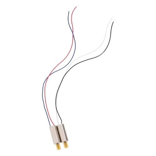 Vaguelly 2 Stück Drohnenzubehörmotor Treiber Elektromotor Flugzeug Ebene Generator Kernlos Turbine Motoren Combo Antenne Drohnen Zubehör Auto Schrittmotor Quadcopter-Motor Silver Plastik von Vaguelly