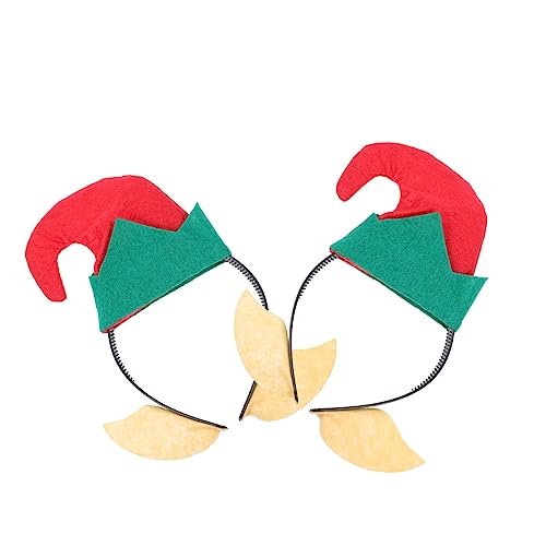 Vaguelly Hut-kopfbedeckung Im Neuartigen Weihnachtsstil 2 Stück Festival-party-kopfschmuck-requisiten Entzückendes Haarband Vaguelly Hut-kopfbedeckung Im Neuartigen Weihnachtsstil 2 Stück Festival-party-kopfschmuck-requisiten Entzückendes Haarband von Vaguelly