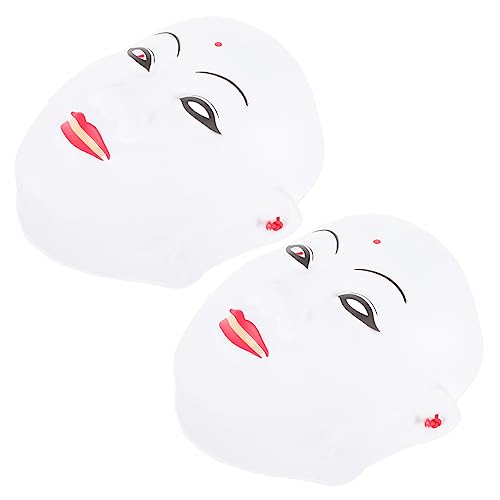 Vaguelly 2 Stück Gruselige Halloween Maske Leichte Cosplay Maske für Mottopartys und Festivals für Halloween Dekoration und Unvergessliche Erlebnisse von Vaguelly