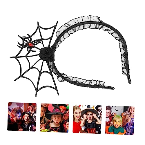 Vaguelly 2 Stück Halloween Haarreifen mit Kreativem Spinnennetz Design aus Weichem Filz und Spitze Komfortabel für Erwachsene für Halloween Karneval Kostüm und Party Vaguelly 2 Stück Halloween Haarreifen mit Kreativem Spinnennetz Design aus Weichem Filz und Spitze Komfortabel für Erwachsene für Halloween Karneval Kostüm und Party von Vaguelly