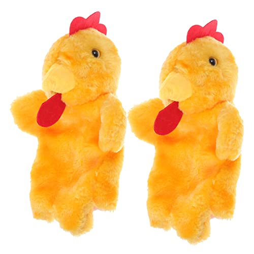 Vaguelly 2 Stück Handpuppen Tierdesign Huhn für Plüschspielzeug für Kreatives Rollenspiel und Interaktion für Geschichtenerzählen und Frühkindliche Entwicklung Vaguelly 2 Stück Handpuppen Tierdesign Huhn für Plüschspielzeug für Kreatives Rollenspiel und Interaktion für Geschichtenerzählen und Frühkindliche Entwicklung von Vaguelly