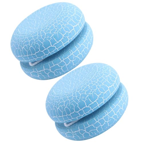Vaguelly 2 Stück Holz Yoyo Bälle für Schüler Unisex Lernspielzeug mit Schnur Tragbare und Flexible Spielzeuge für Hand Augen Koordination für Schule von Vaguelly