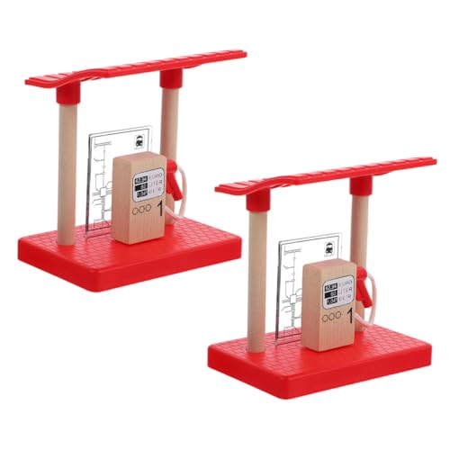 Vaguelly 2 Stück Holzschienen Zubehör Teiliges Holz Zugschienen Bahnstation Gasstation für Kreatives Pädagogisches Bauen und Fantasievolles mit Eisenbahn Zubehör Vaguelly 2 Stück Holzschienen Zubehör Teiliges Holz Zugschienen Bahnstation Gasstation für Kreatives Pädagogisches Bauen und Fantasievolles mit Eisenbahn Zubehör von Vaguelly