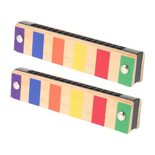 Vaguelly 2 Stück Kinderharmonika aus Holz Musikinstrument Mundharmonika für Kleinkinder Spielzeugmundonika für Kleinkind Mundharmonika tragbare Mundharmonika Kunststoff Vaguelly 2 Stück Kinderharmonika aus Holz Musikinstrument Mundharmonika für Kleinkinder Spielzeugmundonika für Kleinkind Mundharmonika tragbare Mundharmonika Kunststoff von Vaguelly