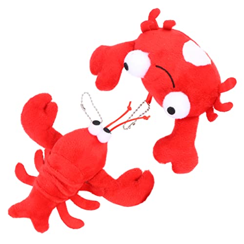 Vaguelly 2 Stück Krabbenpuppe Hummer Plüschtier Hummer Anhänger Flauschiger Anhänger Krabben Plüschtier Vaguelly 2 Stück Krabbenpuppe Hummer Plüschtier Hummer Anhänger Flauschiger Anhänger Krabben Plüschtier von Vaguelly