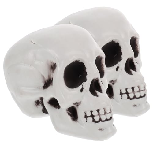 Vaguelly -Ornamente 2 Stück Halloween-Skelett-totenköpfe Totenköpfe Für Leichen Halloween-Dekoration von Vaguelly