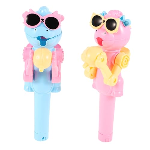 Vaguelly 2 Stück Lutschermaschine für Geburtstagsgeschenk Niedliches Design für Lutscher favorisieren Cool Ring Kinderspielzeug kreatives Lollipop-Roboterspielzeug Plastik Vaguelly 2 Stück Lutschermaschine für Geburtstagsgeschenk Niedliches Design für Lutscher favorisieren Cool Ring Kinderspielzeug kreatives Lollipop-Roboterspielzeug Plastik von Vaguelly