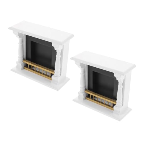 Vaguelly 2 Stück Maßstab Vintage Holzspielzeug Möbel Detailgetreue Weiße Mini Kamin Dekoration Pädagogisch als und Sammlerstück Vaguelly 2 Stück Maßstab Vintage Holzspielzeug Möbel Detailgetreue Weiße Mini Kamin Dekoration Pädagogisch als und Sammlerstück von Vaguelly