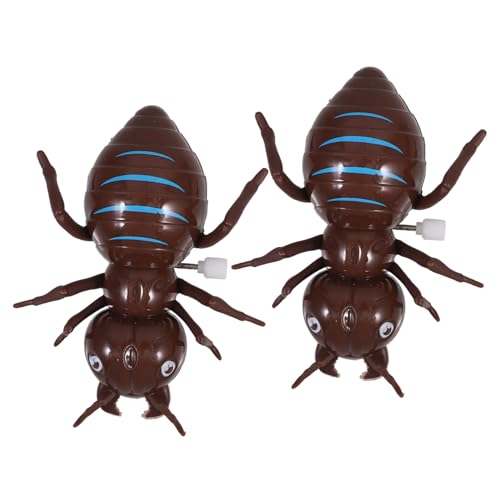 Vaguelly 2 Stück Mechanische Ameisen mit Lustigem Langlebig und Sicher Bunte Insekten Nachziehfiguren für Drinnen als Party und Zufällige Farbe Vaguelly 2 Stück Mechanische Ameisen mit Lustigem Langlebig und Sicher Bunte Insekten Nachziehfiguren für Drinnen als Party und Zufällige Farbe von Vaguelly