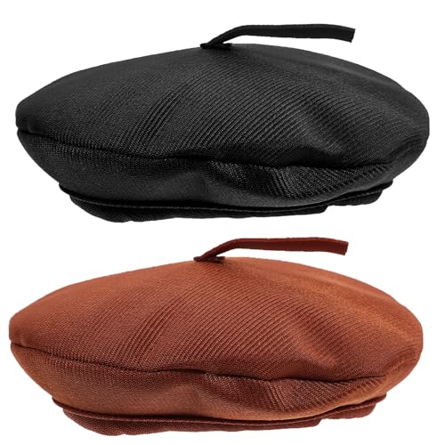 Vaguelly 2 Stück Mini-Barettmützen für Puppen: Puppen-Dekorationszubehör für Rollenspiele – Kleine Barettmützen für Bastel- und DIY-Projekte – DIY-Dekoration für Stofftiere Vaguelly 2 Stück Mini-Barettmützen für Puppen: Puppen-Dekorationszubehör für Rollenspiele – Kleine Barettmützen für Bastel- und DIY-Projekte – DIY-Dekoration für Stofftiere von Vaguelly