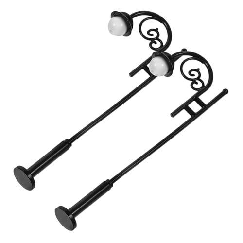 Vaguelly 2 Stück Mini Straßenlaternen Miniatur LED Lampen für Puppenhaus Gartendekoration und Mikrolandschaften für DIY Szenen und Modellbau Vaguelly 2 Stück Mini Straßenlaternen Miniatur LED Lampen für Puppenhaus Gartendekoration und Mikrolandschaften für DIY Szenen und Modellbau von Vaguelly