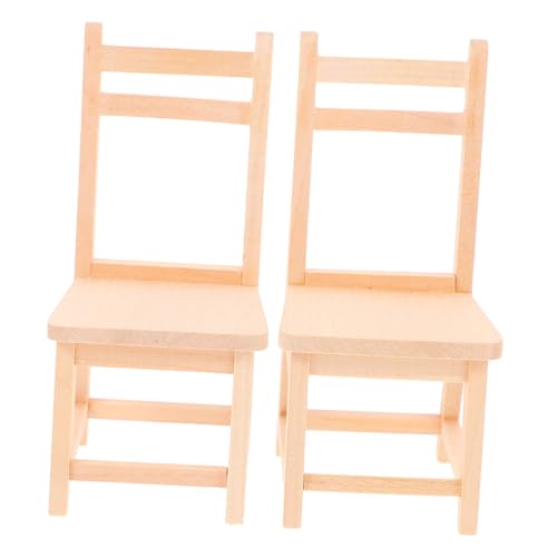 Vaguelly 2 Stück Mini -protokollstuhl Puppenhausmöbel Aus Holz Zubehör Für Puppenhäuser Puppenstuhl Miniaturstühle Für Puppenhaus Miniaturmöbel Für Puppenstuben Bambus Vaguelly 2 Stück Mini -protokollstuhl Puppenhausmöbel Aus Holz Zubehör Für Puppenhäuser Puppenstuhl Miniaturstühle Für Puppenhaus Miniaturmöbel Für Puppenstuben Bambus von Vaguelly