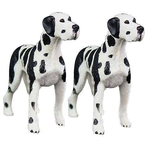 Vaguelly 2 Stück Miniatur Hund Figuren Solide Gescheckte Hund Dekoration für Zuhause für Terrarien Tischdekoration und Miniaturgärten Vaguelly 2 Stück Miniatur Hund Figuren Solide Gescheckte Hund Dekoration für Zuhause für Terrarien Tischdekoration und Miniaturgärten von Vaguelly