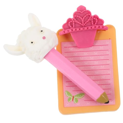 Vaguelly 2 Stück Miniatur Notizbuch Schaf Bleistift Diy Dekorationszubehör für Handyhüllen Kreative Bastelideen mit Langlebigen Harz Accessoires Vaguelly 2 Stück Miniatur Notizbuch Schaf Bleistift Diy Dekorationszubehör für Handyhüllen Kreative Bastelideen mit Langlebigen Harz Accessoires von Vaguelly