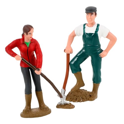 Vaguelly 2 Stück Modell Einer Bauernhofpuppe Charakterfigur Bäuerin, Arbeiterin Farmszenenmodell Miniaturmenschen Action-Figuren-Modell Bauernfigur Figur -spielzeugfigur Plastik Vaguelly 2 Stück Modell Einer Bauernhofpuppe Charakterfigur Bäuerin, Arbeiterin Farmszenenmodell Miniaturmenschen Action-Figuren-Modell Bauernfigur Figur -spielzeugfigur Plastik von Vaguelly