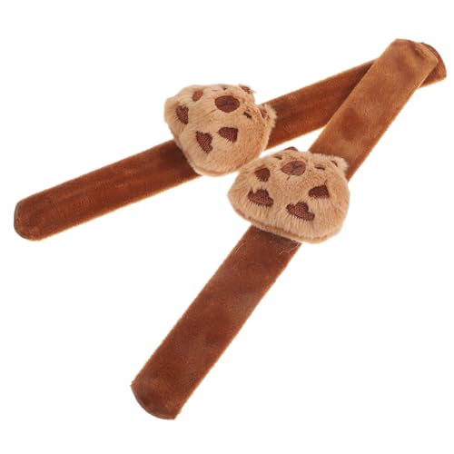 Vaguelly 2 Stück Niedliche Tier Plüscharmbänder Komfortable Slap Wristbands für Capybara Design als Partygeschenk für Geburtstagsfeiern und Anlässe Vaguelly 2 Stück Niedliche Tier Plüscharmbänder Komfortable Slap Wristbands für Capybara Design als Partygeschenk für Geburtstagsfeiern und Anlässe von Vaguelly