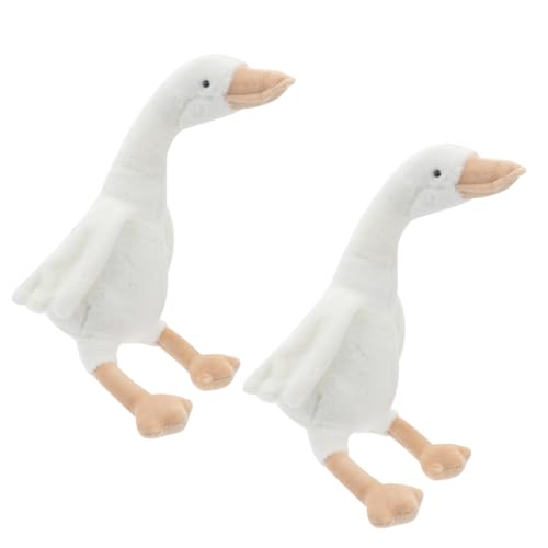 Vaguelly 2 Stück Plüsch Gans für Weiche Stofftier Puppe als Dekoration und Kuschelpillow für Zuhause für Geburtstags Vaguelly 2 Stück Plüsch Gans für Weiche Stofftier Puppe als Dekoration und Kuschelpillow für Zuhause für Geburtstags von Vaguelly