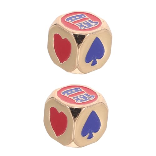 Vaguelly 2 Stück Pokerwürfel Tarot Spielzubehör Für Würfel Ausgefallene Würfel Coole Würfel Wahrsagewürfel Stellenwertwürfel Mini Metallwürfel Gewichtete Würfel Spielwürfel Vaguelly 2 Stück Pokerwürfel Tarot Spielzubehör Für Würfel Ausgefallene Würfel Coole Würfel Wahrsagewürfel Stellenwertwürfel Mini Metallwürfel Gewichtete Würfel Spielwürfel von Vaguelly