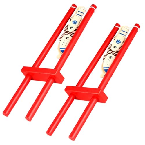 Vaguelly 2 Stück Pull Line Marionette für Kreatives Handspielzeug aus Hochwertigem Material für Geburtstagsfeiern und Puppentheater von Vaguelly