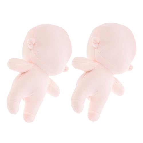 Vaguelly 2 Stück Puppe Puppe B Verschleißfestes Puppenmodell Kleine Unvollendete Puppenfigur Körper Kleine Entzückende Leere Leere Körperpuppe DIY Handwerk Puppe Leere Süße von Vaguelly