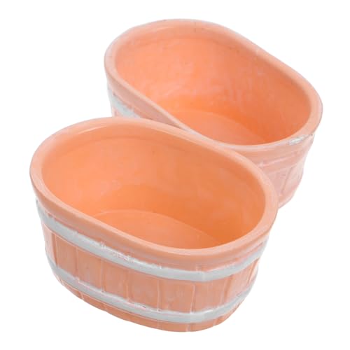 Vaguelly 2-teiliges Puppenhaus-mini-badewannen-Set Zur Dekoration Baby-badespielzeug Puppenhaus-zubehör Möbel Für Eine Miniatur-badezimmerszene Vaguelly 2-teiliges Puppenhaus-mini-badewannen-Set Zur Dekoration Baby-badespielzeug Puppenhaus-zubehör Möbel Für Eine Miniatur-badezimmerszene von Vaguelly