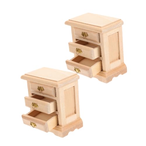 Vaguelly 2 Stück Puppenhaus-Nachttisch Bed Table nachttische unterbettkommode bettisch Miniatur-Puppenhausmöbel Puppenhaus-Schrankmodell Nachttisch für Puppen Miniaturhausschrank Holz Khaki Vaguelly 2 Stück Puppenhaus-Nachttisch Bed Table nachttische unterbettkommode bettisch Miniatur-Puppenhausmöbel Puppenhaus-Schrankmodell Nachttisch für Puppen Miniaturhausschrank Holz Khaki von Vaguelly