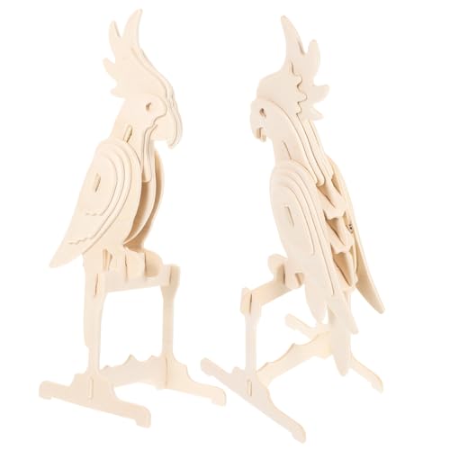 Vaguelly 2 Stück Puzzle- aus Holz DIY-Puzzle für tierisches Papageien-Puzzlespielzeug Kinderspielzeug tierische Rätsel Tierspielzeug Mathe- Tiere rätseln Vaguelly 2 Stück Puzzle- aus Holz DIY-Puzzle für tierisches Papageien-Puzzlespielzeug Kinderspielzeug tierische Rätsel Tierspielzeug Mathe- Tiere rätseln von Vaguelly