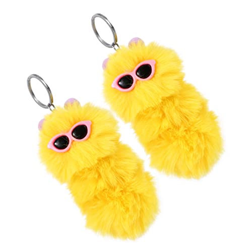 Vaguelly 2 Stück Raupe Schlüsselanhänger Halter Reize Kette Zubehör Plüsch-raupen-anhänger Schlüsselanhänger Raupe Taschenanhänger Plüsch Schlüsselanhänger Yellow Legierung Vaguelly 2 Stück Raupe Schlüsselanhänger Halter Reize Kette Zubehör Plüsch-raupen-anhänger Schlüsselanhänger Raupe Taschenanhänger Plüsch Schlüsselanhänger Yellow Legierung von Vaguelly