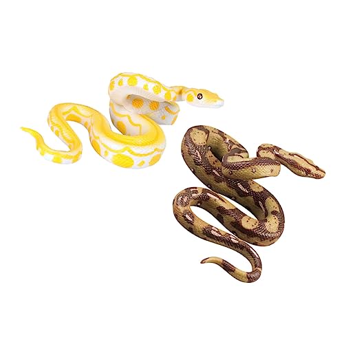 Vaguelly 2 Stück Realistische Schlangen Lustige Schlangen Modelle für Streiche und Lernspiele Robustes Material Vaguelly 2 Stück Realistische Schlangen Lustige Schlangen Modelle für Streiche und Lernspiele Robustes Material von Vaguelly