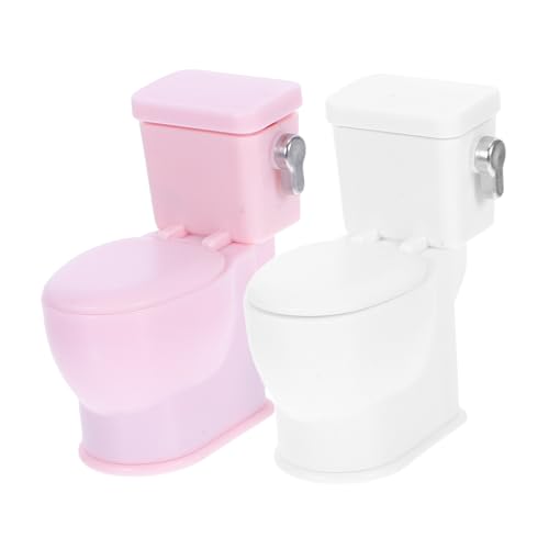 Vaguelly 2 Stück Realistischer Badezimmer Accessoire für Puppenhäuser Hochwertiger für Kreatives Spiel und Realistische Dekoration von Vaguelly