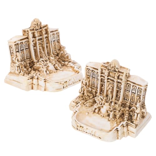 Vaguelly 2 Stück Römischer Wünschen Poolmodell Antikes Andenken Desktop-Ornament Skulptur Der Trevi-brunnen-Kirche Italien-Souvenir Kirchenschmuck Aquarium-gebäude-Ornament Harz Beige Vaguelly 2 Stück Römischer Wünschen Poolmodell Antikes Andenken Desktop-Ornament Skulptur Der Trevi-brunnen-Kirche Italien-Souvenir Kirchenschmuck Aquarium-gebäude-Ornament Harz Beige von Vaguelly