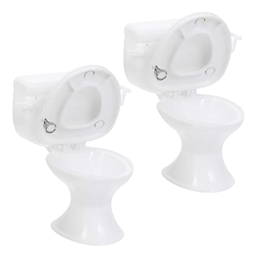 Vaguelly 2 Stück Simulation Mini Toilet Toy Teiliges aus Hochwertigem Farbenfrohes Mini Puppenhaus Möbel Pädagogisches Lernspielzeug für Realistische Nachbildung Sicher und Praktisch Vaguelly 2 Stück Simulation Mini Toilet Toy Teiliges aus Hochwertigem Farbenfrohes Mini Puppenhaus Möbel Pädagogisches Lernspielzeug für Realistische Nachbildung Sicher und Praktisch von Vaguelly