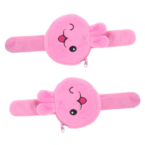 Vaguelly 2 Stück Slap Armbänder für Lustige Tierdesigns als Handgelenkspielzeug und Geldbörse für Partys Schulgeschenke und Spiele Leicht und Langlebig von Vaguelly