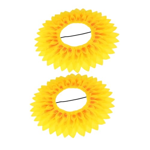 Vaguelly 2 Stück Sonnenblumenkopf -Deckungs -Requisiten Sonnenblumenkrone lustiger Hut Sonnenblumenkostüm sonnenblumen kopfbedeckung Blumenkostüm für Mütze für kleine Mädchen Yellow Vaguelly 2 Stück Sonnenblumenkopf -Deckungs -Requisiten Sonnenblumenkrone lustiger Hut Sonnenblumenkostüm sonnenblumen kopfbedeckung Blumenkostüm für Mütze für kleine Mädchen Yellow von Vaguelly