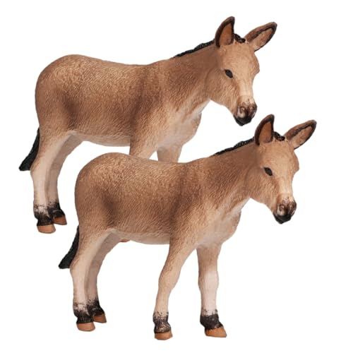 Vaguelly 2 Stück Stehendes Modell Realistisches Tierfigur für Dekoration für Schreibtisch Terrarium und Landschaften Kognitives Lernspielzeug von Vaguelly