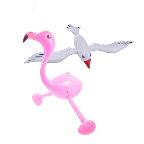 Vaguelly 2 Stück Teiliges Aufblasbares Vogelspielzeug Großer Flamingo und Seevogel Langlebige Pool Stranddekoration Wasserfestes Outdoor Wasserspielzeug für Partyspaß Vaguelly 2 Stück Teiliges Aufblasbares Vogelspielzeug Großer Flamingo und Seevogel Langlebige Pool Stranddekoration Wasserfestes Outdoor Wasserspielzeug für Partyspaß von Vaguelly