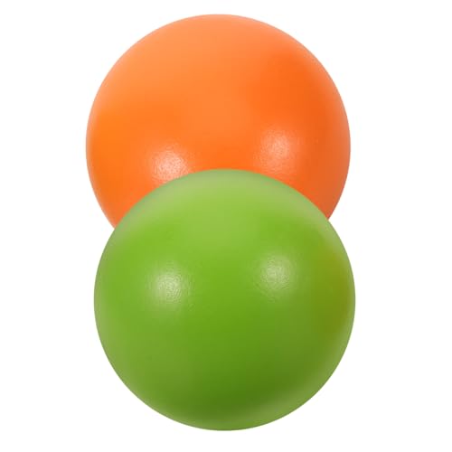 Vaguelly 2 Stück Teiliges Croquet Ball Set für Farbige Holzspielbälle aus Neuseelandkiefer Sicher mit Abgerundeten Kanten Kompakt und Leicht für Outdoor Spaß im Garten Park und Picknick von Vaguelly