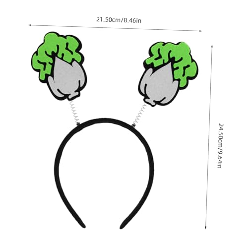 Vaguelly 2 Stück Teiliges Gemüse Stirnband für Cartoon Cosplay Haarreif mit Leichtem Flexiblem Design für Party Kostüm Festival und Fotoshooting von Vaguelly